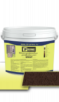 цветная декоративная затирка prime grout, коричневая, 6 кг prime Ногинск купить